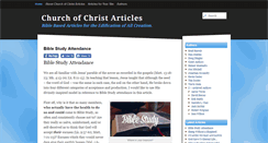 Desktop Screenshot of churchofchristarticles.com