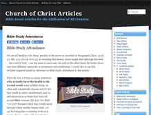 Tablet Screenshot of churchofchristarticles.com